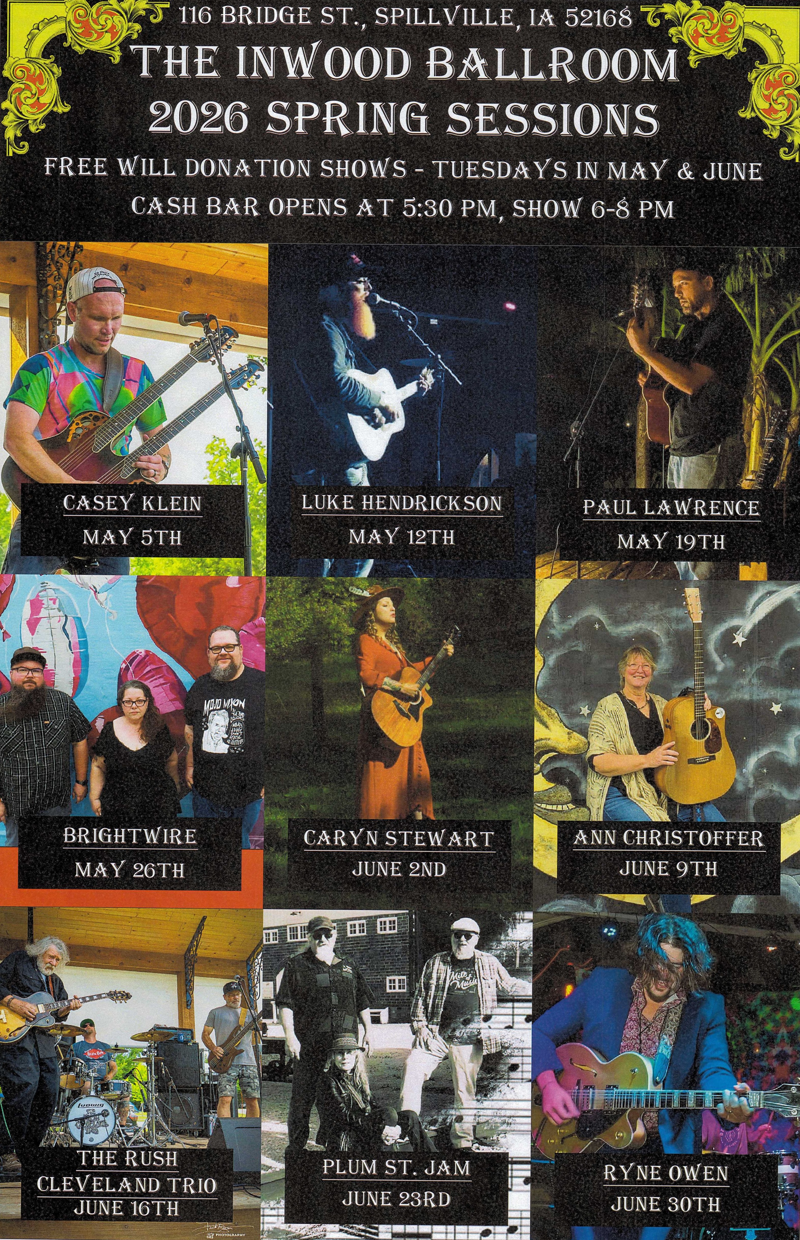 Spring Inwood Sessions Banner